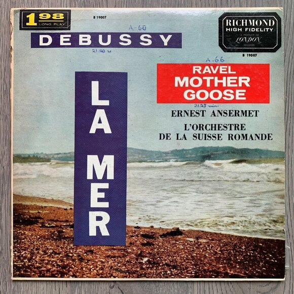 Debussy "La Mer" & Ravel "Mother Goose" Vinyl - Richmond High Fidelity, 50s-60s - Picture 4 of 4
